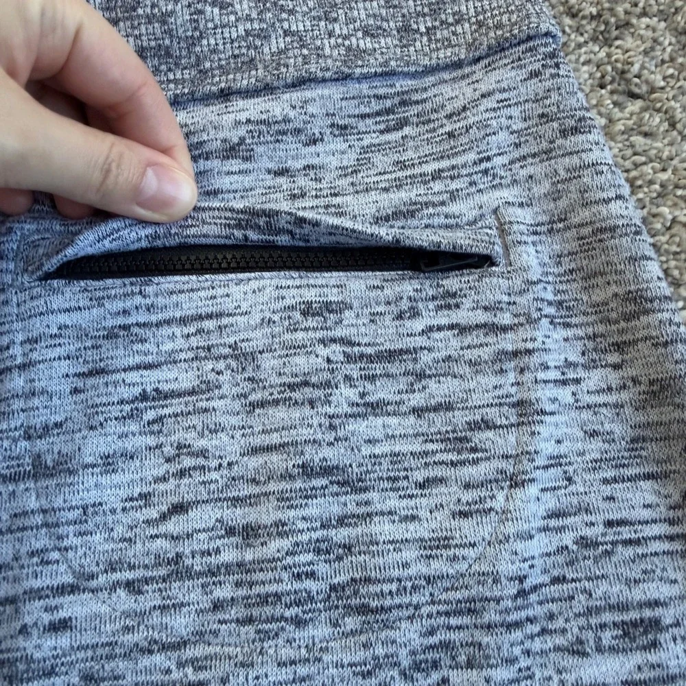 Athleta Downplay Gray Heathered Drawstring Skirt Womens Small‎